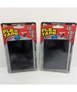 Flex Tape Black 3"x4" 2 Packs, 4pcs Total Waterproof Strong Rubberized Leak Seal - $12.74