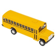 Rhode Island Novelty 5 Inch Die Cast School Bus with Pull-Back Action, 1 Per Ord - £11.24 GBP