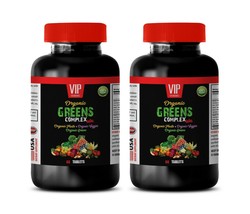superfood tablets - ORGANIC GREENS COMPLEX - natural energy booster 2B - £22.38 GBP