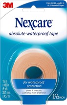 Nexcare Absolute Waterproof Wide Tape- 1.5&#39; X 5 yd. Per Roll (8 Rolls) - £73.08 GBP