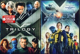 Marvel&#39;s X-MEN 1+2+3+4: Original, United, Last Stand, First Class New 4 Dvd - £28.41 GBP