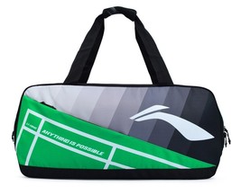 LI-NING Badminton Bag 6 Racquet Backpack Racket Bag Green Black NWT ABJS019-5 - £85.53 GBP