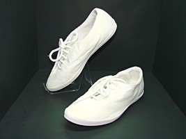 Best United Garment Company Womens White Lace Up Tennis Shoes Size 8 Vin... - £18.19 GBP