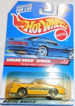 1998 Hot Wheels Collector #744 Sugar Rush #4 of 4 &#39;96 Mustang On Sealed Card - £2.75 GBP
