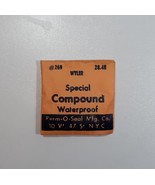 Vintage Watch Crystal Acrylic NOS Special Compound Waterproof Wyler Repa... - $13.26 CAD