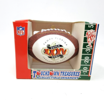 NFL Super Bowl XXXV Football Christmas Ornament Touchdown Treasures Topp... - £11.56 GBP