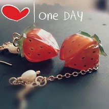 Sweet Strawberry Earrings - £19.18 GBP