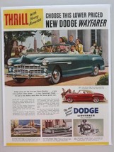 1949 Chrysler Motors Dodge Wayfarer Sport Roadster College Vtg Magazine ... - $13.80 CAD