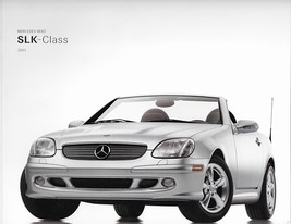 2003 Mercedes-Benz SLK-CLASS brochure catalog US 230 320 32 AMG - £7.84 GBP