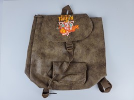 Vintage Disney Talespin Cartoon Backpack drawstring Faux leather Great cond - $31.67