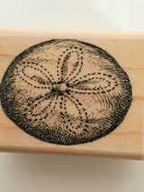 Impression Obsession Small Sand Dollar Beach Rubber Stamp Card Making Craft Art - £7.17 GBP