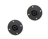2Pack Speakon Compatible Panel Mount 4Pole Conductor Speaker Amp Connect... - $12.99
