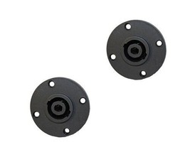 2Pack Speakon Compatible Panel Mount 4Pole Conductor Speaker Amp Connect... - £10.29 GBP