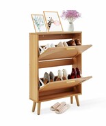 VEVOR Shoe Cabinet with 2 Flip Drawers, Shoe Storage Cabinet for Entrywa... - $2,476.76 MXN