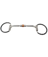 Horse Mouth Studded Dee Ring Sweet Iron Snaffle w/ Copper Rollers Horse ... - $35.99