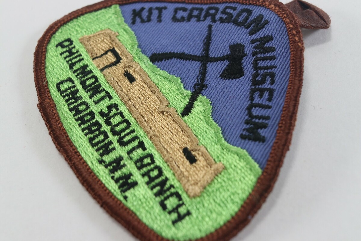 Kit Carson Museum Philmont Ranch Button Twill T Boy Scouts of America BSA Patch Item image 2