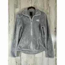 The North Face Womens Gray Fleece Jacket Size XS Full Zip Pockets - $29.67