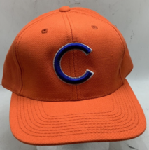 MLB Chicago Cubs Cap Hat Adult Snapback Vintage Trucker  Grosscap Orange - £25.90 GBP