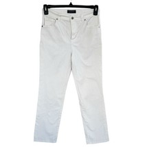 Charter Club Petite SZ 8P Classic Straight Jeans Stretch Pockets Zip-Fly White - £15.63 GBP