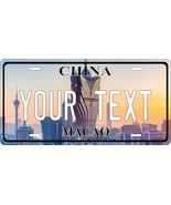 Macao China City  License Plate Personalized Custom Auto Bike Motorcycle... - $10.59+