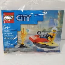 LEGO Set 30368 Fire Rescue Water Scooter-City Theme-Minifig Sealed Polybag - $10.44