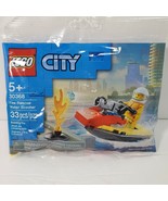 LEGO Set 30368 Fire Rescue Water Scooter-City Theme-Minifig Sealed Polybag - £8.20 GBP