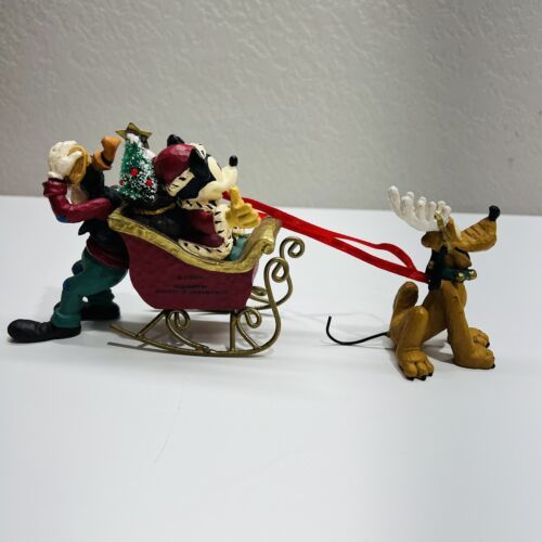 Primary image for Rare Midwest Of Cannon Falls Disney Ornament Mickey & Friends Figurine Set