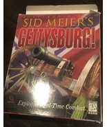 Sid Meier&#39;s Gettysburg PC CD Windows 95 EA Firaxis Gettysburg 1997 - $564.33 MXN