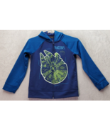 Star Wars Jacket Youth 7X Blue Millennium Falcon Corellian Engineering Y... - $28.01 CAD