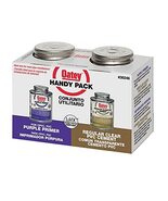 Oatey 30246 4 oz. PVC Regular Clear Cement and 4 oz. NSF Purple Primer H... - $22.83