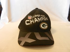 Green Bay Packers Super Bowl XLV Champions Logo Hat Black - £23.45 GBP