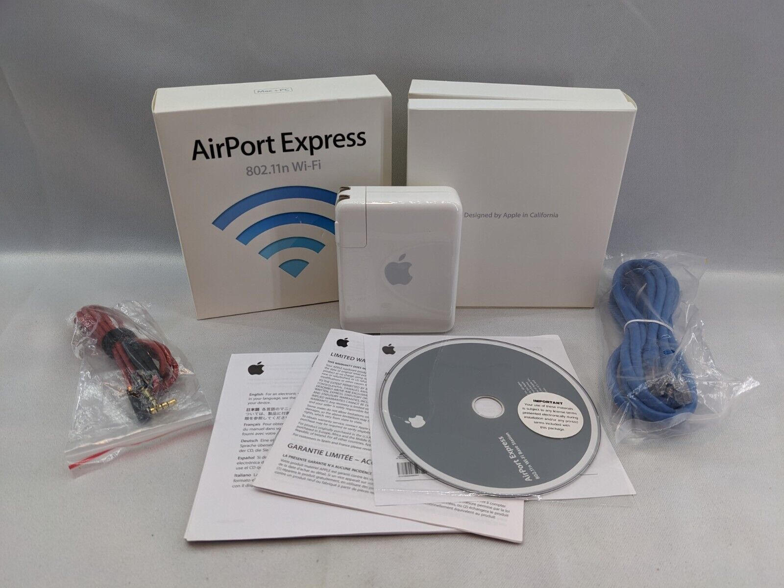 Primary image for GENUINE Apple Airport Express A1264 54 Mbps 10/100 Wireless N Router (P2)
