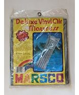 Vintage Marsco Grey Silver Deluxe Vinyl Air Mattress Inflatable Pool Flo... - $477.49 MXN
