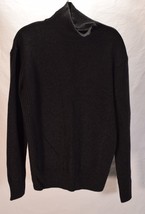 Zara Mens Cashmere Button Turtleneck Gray Sweater M NWT - $188.10