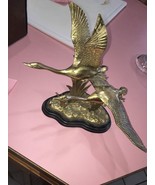 Brass Flying Bird Statue Table Piece - $243.00