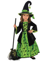 Rubies Witch Childs Costume, Green, X-Small - £148.90 GBP
