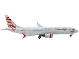 Boeing 737 MAX 8 Commercial Aircraft Virgin Australia White w Red Tail Graphics - £42.96 GBP