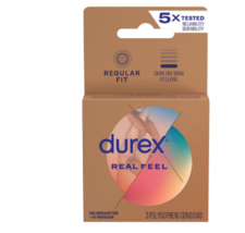 Durex Real Feel Avanti Bare Polyisoprene Non-Latex Condoms 3.0ea - £28.43 GBP