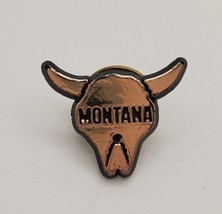 Montana Bison Head Travel Souvenir Collectible Plastic Lapel Hat Pin Pin... - $14.65