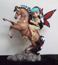 Jasmine Becket-Griffith &#39;Freeheart&#39; Fairy Spirit Riders Native Horse - COA - NIB - £37.56 GBP
