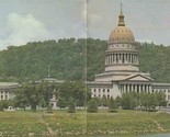 West Virginia Capitol Poster / Brochure History Facts Mansion Museum 1950&#39;s - $21.78