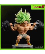16cm Dragon Ball Z Figure Broly Figure Fitness Broly Anime Figurine Supe... - $24.95