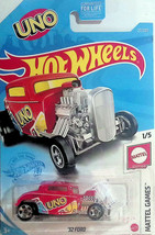 &#39;32 Ford DOS 27/250 Hot Wheels HW Mattel Games 1/5 (Red) - £6.97 GBP