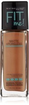 Maybelline New York Fit Me Matte Plus Pore Less Foundation, Latte, 1 Fluid Ounce - £7.92 GBP