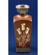 Art Pottery PIC USA 6.5&quot; Brown Vase California Studio - $8.00