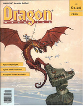 Dragon Magazine UK April 1991 #168 Spy Campaigns Harpers of the Realms - $9.88