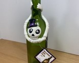 Ganz Halloween White Skeleton Wine Bottle Collar  Gift  - $6.49