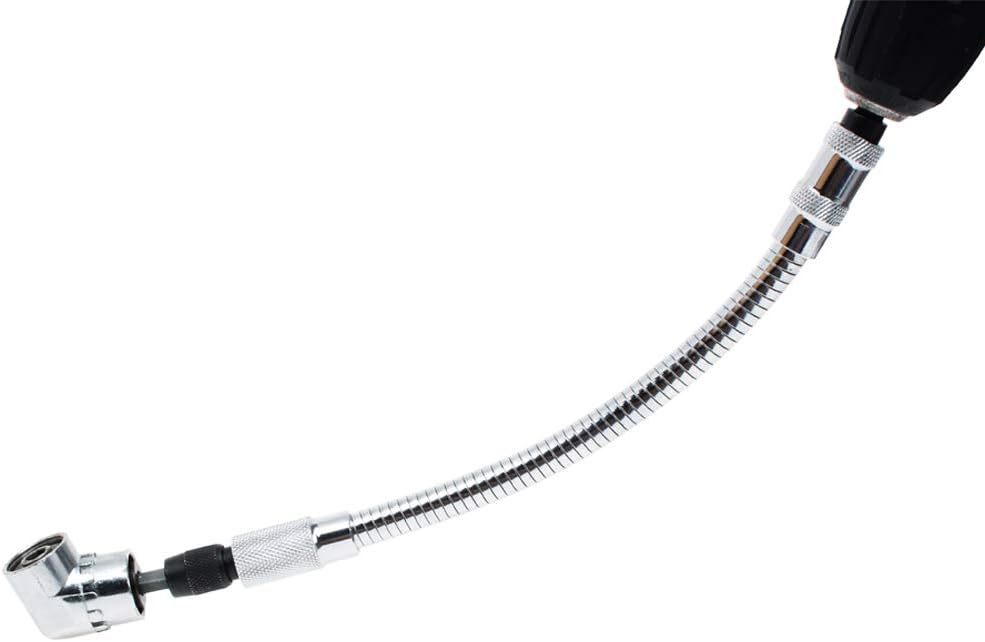 Autotoolhome Flexible Drill Bit Extension With Right Angle Drill Adapter... - $19.17