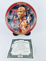 Michael Jordan Record 72 WINS Bradford Exchange Upper Deck Collectible P... - $12.60