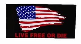 AES Industries Wholesale Lot of 6 USA Live Free or Die Decal Bumper Stickers - £7.09 GBP